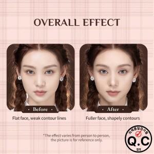 플라워 노즈 초콜릿 원더샵 페이스 팔레트 하이라이터 & 컨투어 비건 메이크업 브러쉬 세트 3D 브론저 파우