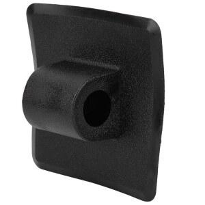 풍선 보트 모터 마운트 키트, 클립 2개 블랙 플라스틱 엔진 스탠드 홀더 부착 카약 낚시 카누용 브래킷 액세서리