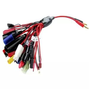 AFDHGS 19-in-1 범용 RC 리포 배터리 충전 어댑터 - 트랙사스 타미야 등과 호환 자동차 트럭 보트 비행기에