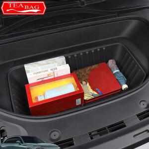 Xpeng G9 XiaoPeng 2022-2024 자동차  전면 예비 상자 매트 TPE 후면 트렁크 방수 보관함 악세사리