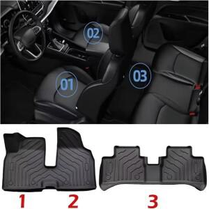 리프모터 T03 좌핸들 2024 TPE 플로어 매트  트렁크  날씨 라이너 등받이 헤비 듀티 패드