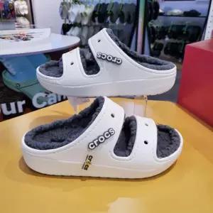 CROCS HC14 클래식 코지 샌들 클래식 코지 샌들 화이트 207446-100