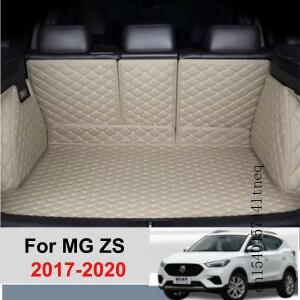 MG ZS 2017-2020 호환  고 새 인조 가죽 자동차 트렁크 매트 뒷 보호 인테리어 악세사리