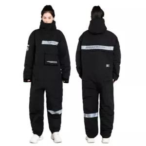 겨울 작업복 점프수트 우주복 전신 방한 패딩 동절기 일체형 근무복