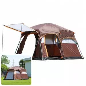6인용 거실형텐트 브라운 캠핑용품