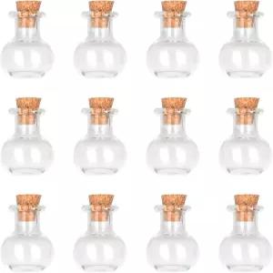 매직 시즌 작은 장식 유리병 12개(작은 바닥의 물약 병)