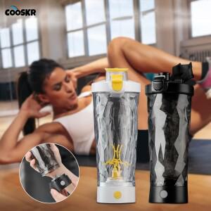 카모식 전기 블렌더 700ml 휴대용 단백질 파우더 믹싱 컵 USB 충전식 믹서 자동 셰이커 병 커피 우유