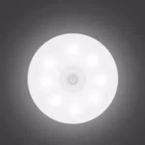 원터치 무선 벽 무드등 백색/자석 부착 LED 수유등 조명 벽면 부착형 취침등 터치등 라이트 건전지 붙이는