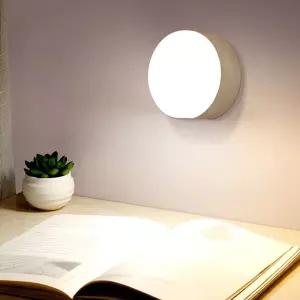 원터치 무선 벽 무드등 백색/자석 부착 LED 수면등 수유등 조명 벽면 부착형 취침등 터치등 라이트 건전지