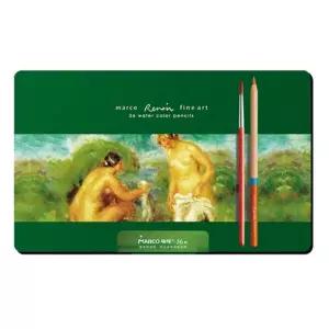 삼원 마르코 36색 색연필 수성/수채 화방 공방 미술용 색칠용 디자인 색칠 놀이 세트 전문가용 수채화 그림