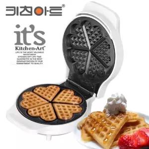 키친아트 라팔 A80 와플 메이커 하트 크로플 기계/제조기 크로플기 디저트 브런치 간식 와플기 빵 전기 샌