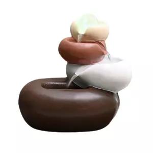 실내 분수대 물레방아 천연 가습기 거실 소품