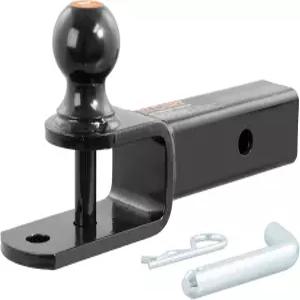 CURT 45009 3-in-1 ATV 트레일러 히치 마운트 2인치 볼 클레비스 핀 5인치/8인치 홀 리시버 장착 가능
