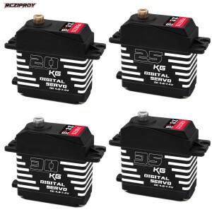 RC 디지털 SERVO 알루미늄 합금 하우징 방수 메탈 기어 1/8 1/10 크롤러 자동차 보트 DIY용