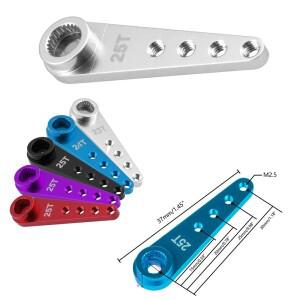 25T 24T 23T 메탈 스티어링 SERVO 암 연장 혼 37 (1/10 RC 자동차 보트 후타바 HSP Wltoys SCX01 크롤러 부