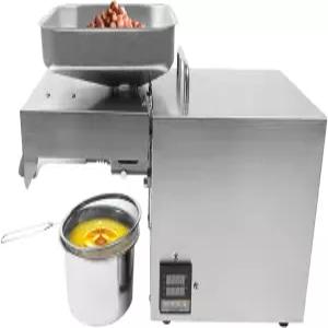 오일 프레스 기계 610W 가정용 상업용 자동 추출기(LCD 디플레이 포함) 땅콩 참깨 코코넛 콩 호두용 스틸