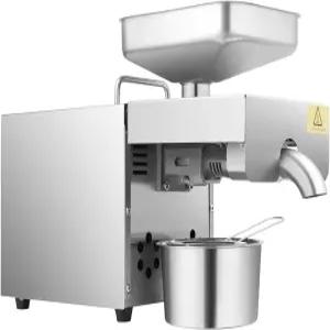 오일 프레스 기계 가정용 610W 스테인리스 스틸 전기 추출기 304 8.8파운드/h 자동 견과류 씨앗 땅콩 참깨