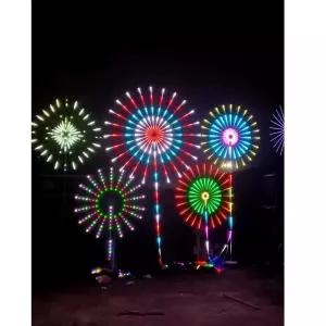 LED 놀이 조명 폭죽스탠드 지름 높이 봉) 방수 야외 (지지대 1m 2m