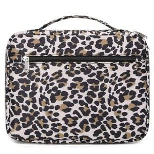 지안야 여성용 성경 커버, 커버 케이스 여성 교회 가방 손잡이와 지퍼 포켓이 있는 보호 가방, 레오파드