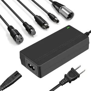 36V 전동 킥보드/E-바이크 리튬 배터리용 42V 2A 교체 충전기 (Gotrax Jetson Swagtron Brid Segway Razor