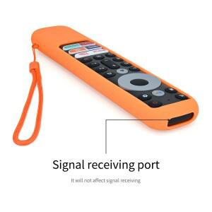 TCL C728 C835 X925 호환  실리콘 커버 케이스 스마트 TV 리모컨 RC902V FMR1 끈이 보호