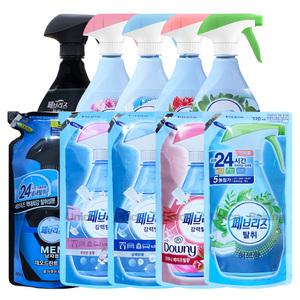 페브리즈 섬유탈취제 320ml 리필 3개 외 / 370ml 용기 / 다우니 상쾌 은은 허브