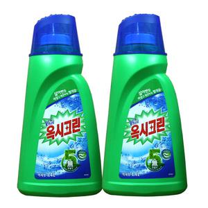 옥시크린 리퀴드 세탁세제 표백제 1.4L 2개