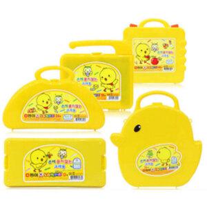 동아 노란병아리 손에안묻는 크레용 크레파스