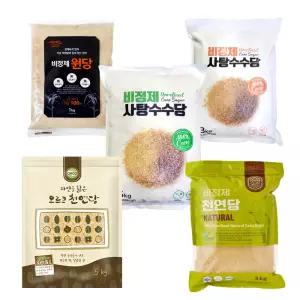 비정제설탕/원당(천연당)5kg 3kg/사탕수수100%/매실