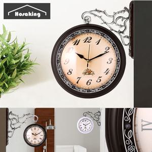 국내산양면시계 무소음/벽시계 인테리어 벽걸이 엔틱