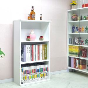 드림퍼니처 베이직1036 깊이24cm A4화일 3단 책장 4단 공간박스 틈새장 다용도 수납장 피규어 진열장 장식장 소품장