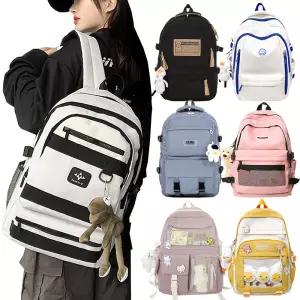 신학기 중학생책가방 고학년 초등학교가방 고등학생 대학생백팩 방수 학원 캐주얼 남자 여자