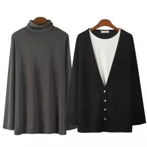 [에스티아]66-120/원피스형 롱티셔츠/롱후드/박스