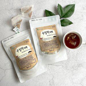 [더조은푸드][더조은] 국내산 볶은 우엉차 티백 1g x 80개 (4팩)