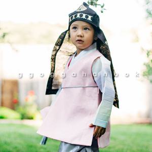 [꼬까한복]스위티긴배자/아동/남아한복/돌잔치/유아/백일