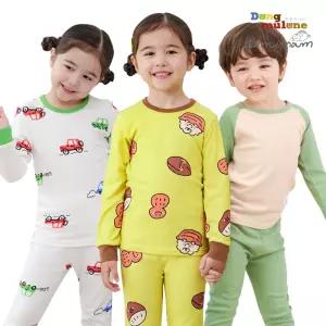 아동 내의 유아 긴팔 내복 유아 남아 여아 초등 주니어 골지 모달 실내복 잠옷