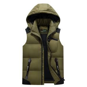 VEGA 트랜디 겨울 남녀공용 롱 패딩 조끼 베스트