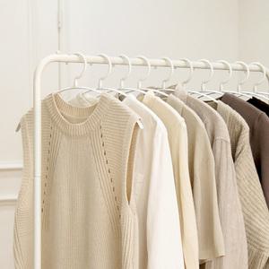 라운드회전어깨뿔방지옷걸이논슬립니트옷걸이30P