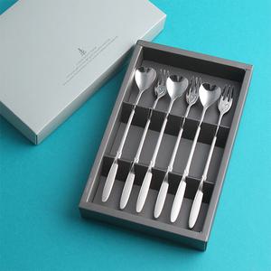 엔젤하트/그레이스 롱티스푼 롱포크 6P 돌답례품결혼답례품