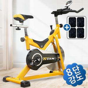 마그네틱 8단강도 스핀바이크 실내자전거 스피닝운동 매트포함