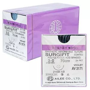 [아이리] 서지피트 3/0호(AV3171) - 수술용실/봉합사