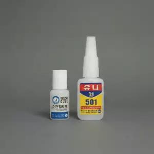 유니순간접착제 브러쉬타입 유니501 다용도 순간 본드