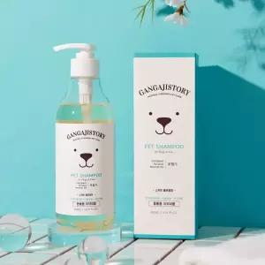 [강아지스토리] 저자극 병풀추출 강아지샴푸 각질제거 고양이 애견 천연샴푸 400ml