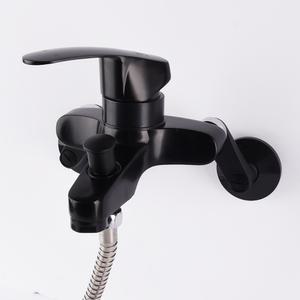 블랙 수전 욕조 샤워기 겸용 B-4002 수도꼭지 욕실