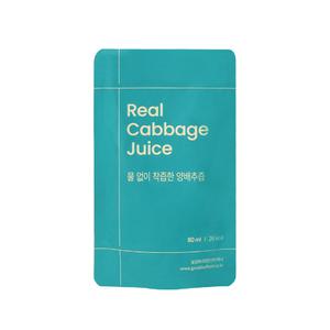 좋은하루식품 물 한방울도 넣지 않은 100% NFC 착즙 양배추즙 80ml X 60포