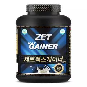 제트맥스게이너 4kg 체중증가 벌크업 살찌는 분리유청단백질 탄수화물 WPI 유기농 보충제