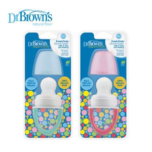 [닥터브라운] 실리콘 아기 과즙망 / 이유식용기 유아식기 신생아 치발기