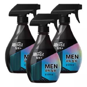 페브리즈 포맨 섬유탈취제 쿨 아쿠아 향 용기 370mlx3개