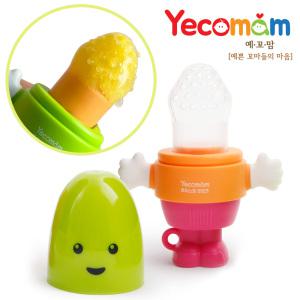 예꼬맘 프렌즈 트위스트 실리콘 과즙망+리필망 그린