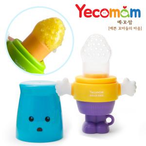 예꼬맘 프렌즈 트위스트 실리콘 과즙망+리필망 블루